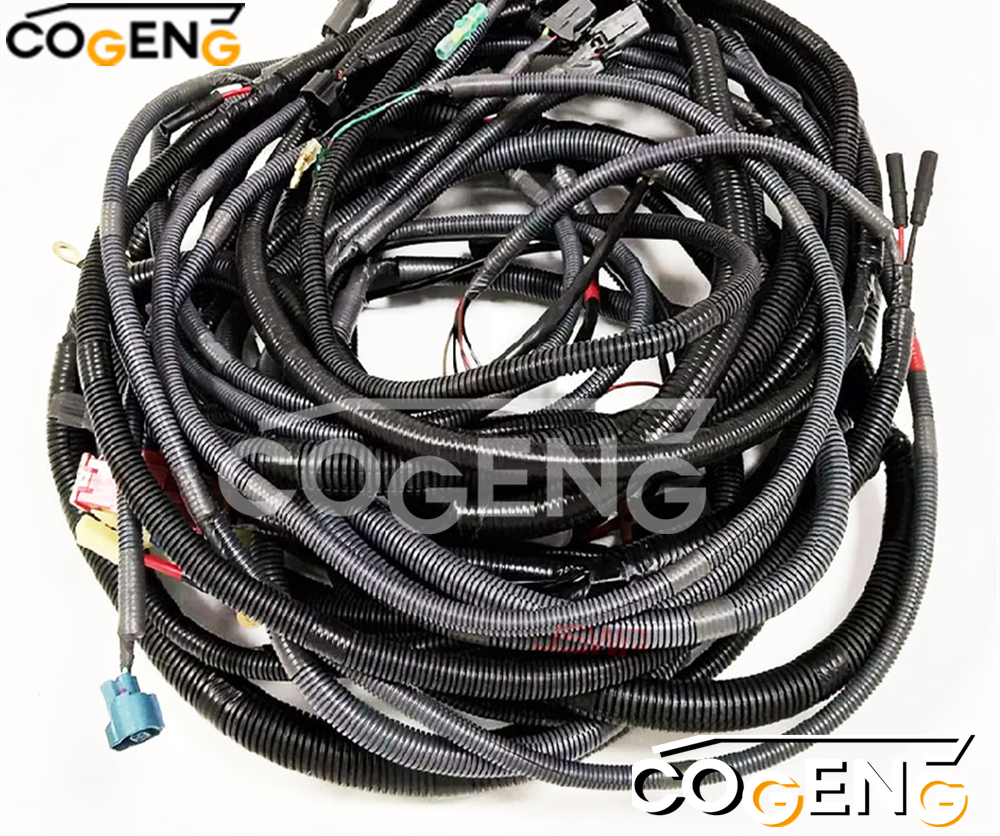 COGENG 0004062 & 0004821 Hitachi Wiring Harness | Direct OEM Replacement for Hitachi Excavators,Excavator Solenoid Valve | Excavator Pressure Switch | Excavator Revolution Sensor | Excavator Wiring Harness | Excavator Throttle Motor --- COGENG High-Qulity Parts Service GAOGENG Provider,COGENG Hitachi Wiring Harness Set 0004062 & 0004821 | Compatible with ZX330-3/ZX350-3/ZX370-3
