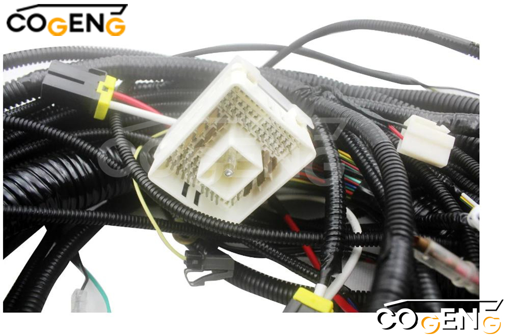 COGENG 0004483 Hitachi Wiring Harness | Direct OEM Replacement for Hitachi Excavators,Excavator Solenoid Valve | Excavator Pressure Switch | Excavator Revolution Sensor | Excavator Wiring Harness | Excavator Throttle Motor --- COGENG High-Qulity Parts Service GAOGENG Provider,COGENG Hitachi Wiring Harness 0004483 for ZX200-1 ZX210-1 | OEM Replacement | Anti-Fatigue Design