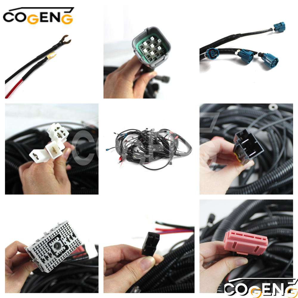 COGENG 4487830 Hitachi Wiring Harness | Direct OEM Replacement for ZX200-1 ZX240-1,Excavator Solenoid Valve | Excavator Pressure Switch | Excavator Revolution Sensor | Excavator Wiring Harness | Excavator Throttle Motor --- COGENG High-Qulity Parts Service GAOGENG Provider,4487830 Hitachi  Wiring Harness  ZX200-1 ZX240-1Hitachi ZX200-1/ZX240-1 Main Wiring Assembly 4487830 | COGENG Premium Quality | IP66 Rated | First Generation Models