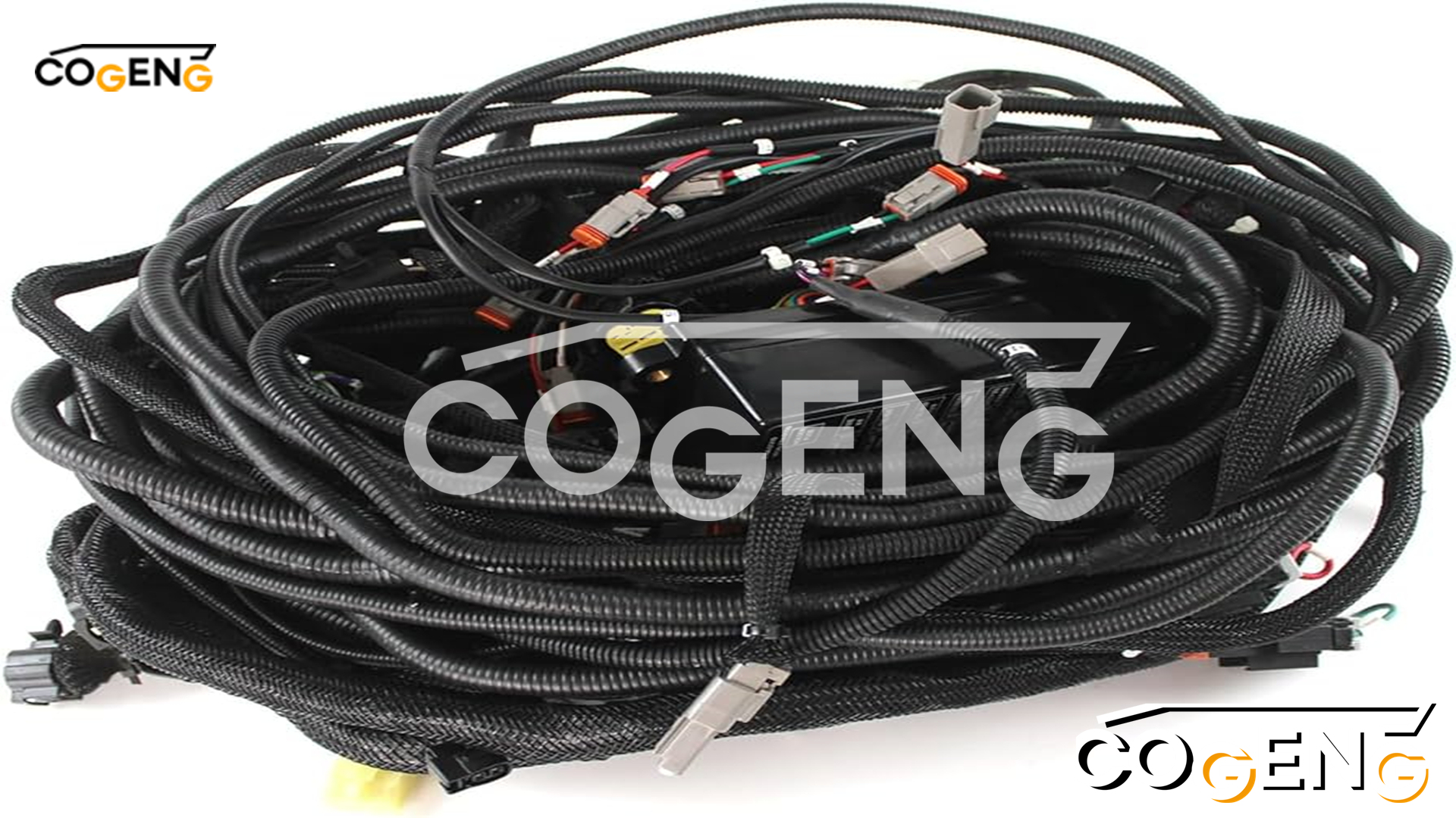 COGENG 21N8-11041 21N8-11042 21N8-11043 Hyundai Wiring Harness | Direct OEM Replacement for R305LC-7,Excavator Solenoid Valve | Excavator Pressure Switch | Excavator Revolution Sensor | Excavator Wiring Harness | Excavator Throttle Motor --- COGENG High-Qulity Parts Service GAOGENG Provider,COGENG OEM-Compatible Triple Wiring Harness Set for Hyundai R305LC-7 Excavators | Replaces 21N8-11041, 21N8-11042, 21N8-11043