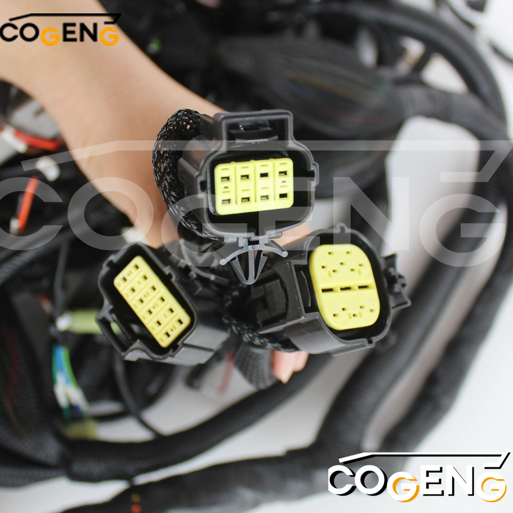COGENG 21N8-11041 21N8-11042 21N8-11043 Hyundai Wiring Harness | Direct OEM Replacement for R305LC-7,Excavator Solenoid Valve | Excavator Pressure Switch | Excavator Revolution Sensor | Excavator Wiring Harness | Excavator Throttle Motor --- COGENG High-Qulity Parts Service GAOGENG Provider,COGENG OEM-Compatible Triple Wiring Harness Set for Hyundai R305LC-7 Excavators | Replaces 21N8-11041, 21N8-11042, 21N8-11043