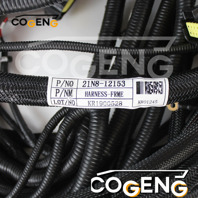 COGENG 21N8-1252 & 21N8-1253 Hyundai Wiring Harness | Direct OEM Replacement for R305LC-7 R210LC-7,Excavator Solenoid Valve | Excavator Pressure Switch | Excavator Revolution Sensor | Excavator Wiring Harness | Excavator Throttle Motor --- COGENG High-Qulity Parts Service GAOGENG Provider,Hyundai Wiring Harness 21N8-1252 & 21N8-1253 for R210LC-7/R305LC-7 Excavators | OEM Quality