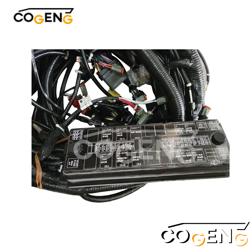COGENG 21Q6-11700 & 21Q6-11705 & 21Q6-11800 & 21Q6-11805 Hyundai Wiring Harness Set | Direct OEM Replacement for R210LC-9,Excavator Solenoid Valve | Excavator Pressure Switch | Excavator Revolution Sensor | Excavator Wiring Harness | Excavator Throttle Motor --- COGENG High-Qulity Parts Service GAOGENG Provider,COGENG OEM-Compatible Complete Wiring Harness Set for Hyundai R210LC-9 Excavators | Replaces 21Q6-11700 21Q6-11701 21Q6-11702 21Q6-11703 21Q6-11704 21Q6-11705 21Q6-11800 21Q6-11801 21Q6-11804 21Q6-11805