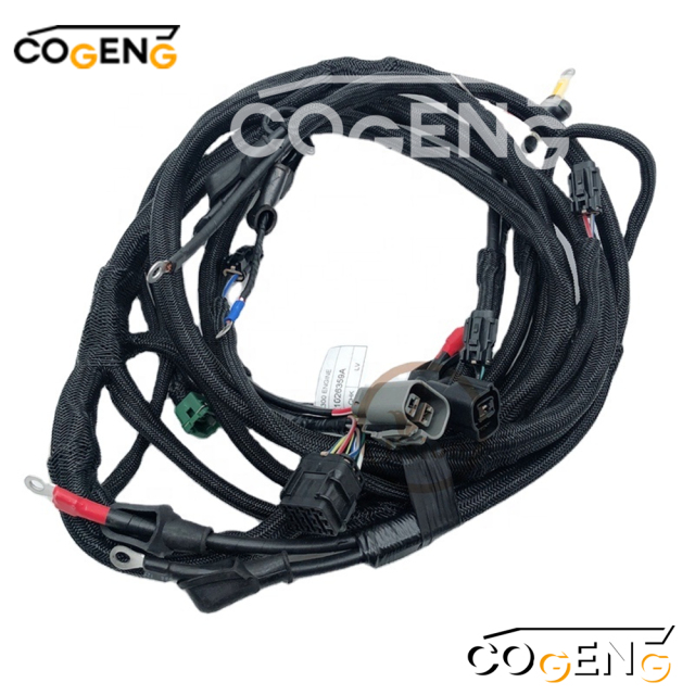 COGENG K1026359A 310207-01131 310207-02824 310207-02824B Doosan Wiring Harness Set | OEM-Compatible for DX300/DX340 Excavators,Excavator Solenoid Valve | Excavator Pressure Switch | Excavator Revolution Sensor | Excavator Wiring Harness | Excavator Throttle Motor --- COGENG High-Qulity Parts Service GAOGENG Provider,COGENG Heavy-Duty Main Wiring Harness Set for Doosan DX300 / DX340 Excavators | Direct OEM Replacement for K1026359A & 310207 Series