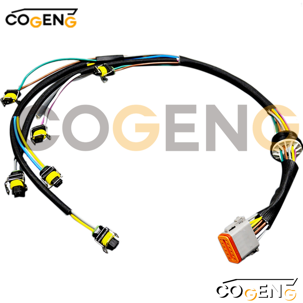 COGENG 222-5917 Caterpillar Wiring Harness | OEM-Compatible for CAT Excavators and Loaders,Excavator Solenoid Valve | Excavator Pressure Switch | Excavator Revolution Sensor | Excavator Wiring Harness | Excavator Throttle Motor --- COGENG High-Qulity Parts Service GAOGENG Provider,COGENG Universal Main Wiring Harness for Caterpillar 300D Series Excavators | Replaces OEM 222-5917
