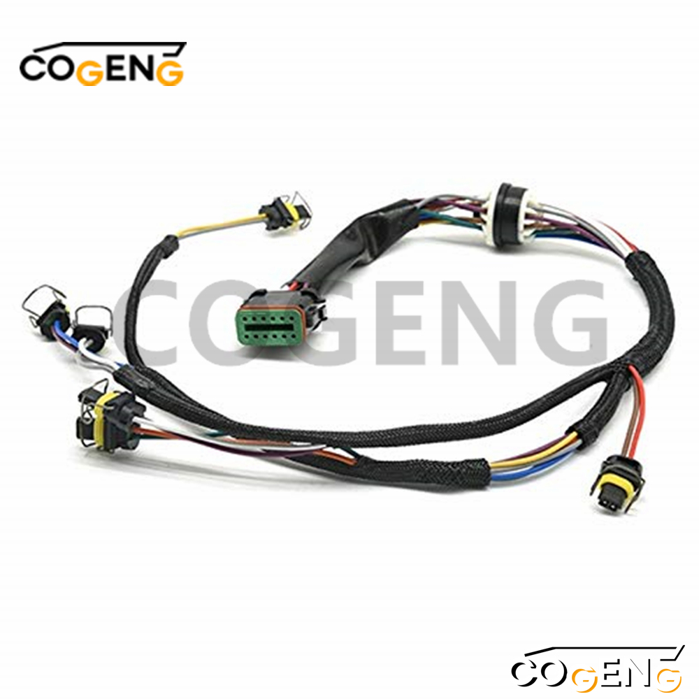 COGENG 222-5917 Caterpillar Wiring Harness | OEM-Compatible for CAT Excavators and Loaders,Excavator Solenoid Valve | Excavator Pressure Switch | Excavator Revolution Sensor | Excavator Wiring Harness | Excavator Throttle Motor --- COGENG High-Qulity Parts Service GAOGENG Provider,COGENG Universal Main Wiring Harness for Caterpillar 300D Series Excavators | Replaces OEM 222-5917