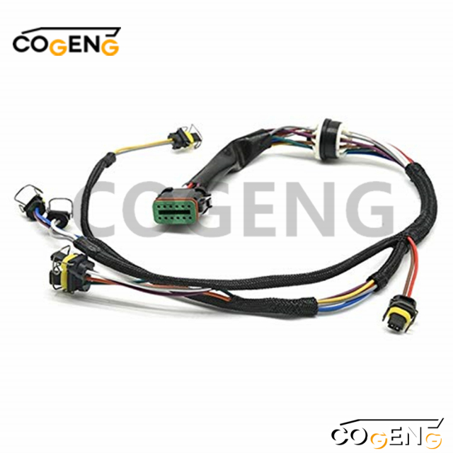 COGENG 222-5917 Caterpillar Wiring Harness | OEM-Compatible for CAT Excavators and Loaders,Excavator Solenoid Valve | Excavator Pressure Switch | Excavator Revolution Sensor | Excavator Wiring Harness | Excavator Throttle Motor --- COGENG High-Qulity Parts Service GAOGENG Provider,COGENG Universal Main Wiring Harness for Caterpillar 300D Series Excavators | Replaces OEM 222-5917