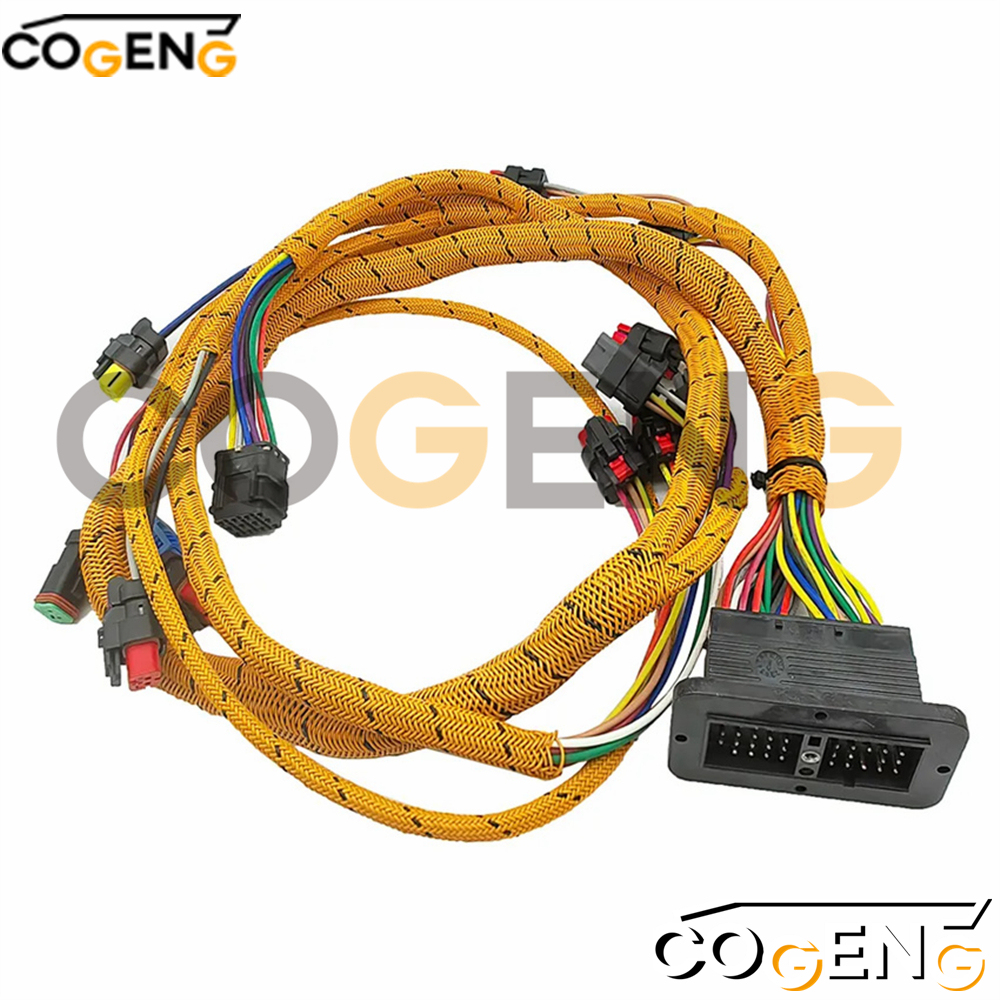 COGENG 310-9688 & 519-3844 Caterpillar Wiring Harness Set | OEM-Compatible for CAT Excavators and Loaders,Excavator Solenoid Valve | Excavator Pressure Switch | Excavator Revolution Sensor | Excavator Wiring Harness | Excavator Throttle Motor --- COGENG High-Qulity Parts Service GAOGENG Provider,COGENG Universal Main Wiring Harness for Caterpillar D-Series Excavators | Replaces 310-9688 & 519-3844