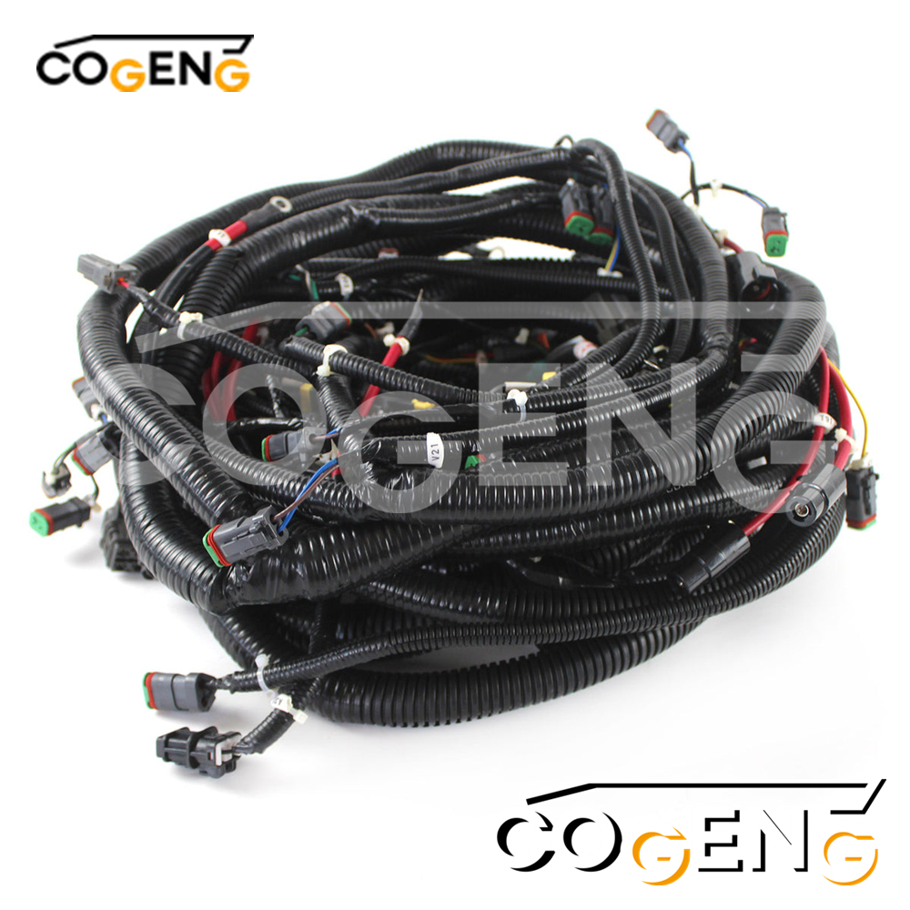 COGENG OEM-Compatible Wiring Harness Set for Komatsu Excavators | Replaces 203-06-71711 & 203-06-71712,Excavator Solenoid Valve | Excavator Pressure Switch | Excavator Revolution Sensor | Excavator Wiring Harness | Excavator Throttle Motor --- COGENG High-Qulity Parts Service GAOGENG Provider,COGENG Heavy-Duty Main Wiring Harness (203-06-71712) | Precision-Fit for Komatsu PC130-7 Excavator