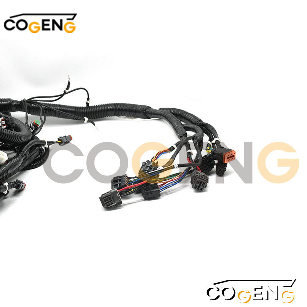 COGENG OEM-Compatible Wiring Harness Set for Komatsu Excavators | Replaces 203-06-71711 & 203-06-71712,Excavator Solenoid Valve | Excavator Pressure Switch | Excavator Revolution Sensor | Excavator Wiring Harness | Excavator Throttle Motor --- COGENG High-Qulity Parts Service GAOGENG Provider,COGENG Heavy-Duty Main Wiring Harness (203-06-71712) | Precision-Fit for Komatsu PC130-7 Excavator