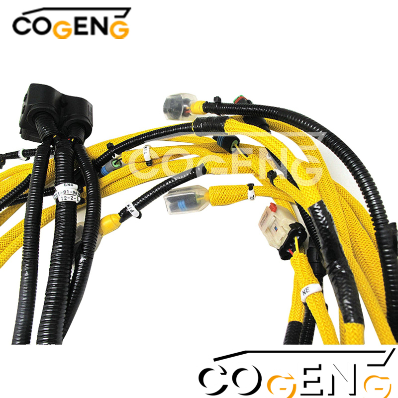 COGENG OEM-Compatible Engine Wiring Harness for Komatsu Equipment | Replaces 6251-81-9940,Excavator Solenoid Valve | Excavator Pressure Switch | Excavator Revolution Sensor | Excavator Wiring Harness | Excavator Throttle Motor --- COGENG High-Qulity Parts Service GAOGENG Provider,COGENG Heavy-Duty Engine Harness | Precision SAA6D125E-5 Wiring for Komatsu PC400-8 PC450-8 Excavators