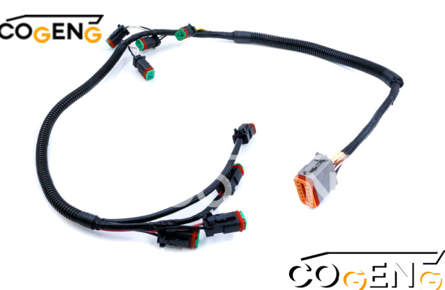 COGENG 721/10938 721/10939 OEM-Compatible Wiring Harness Set for JCB Equipment |,Excavator Solenoid Valve | Excavator Pressure Switch | Excavator Revolution Sensor | Excavator Wiring Harness | Excavator Throttle Motor --- COGENG High-Qulity Parts Service GAOGENG Provider,Ruggedized COGENG Gearbox Harness | Precision Transmission Control for JCB Backhoes (721/10938 Series)
