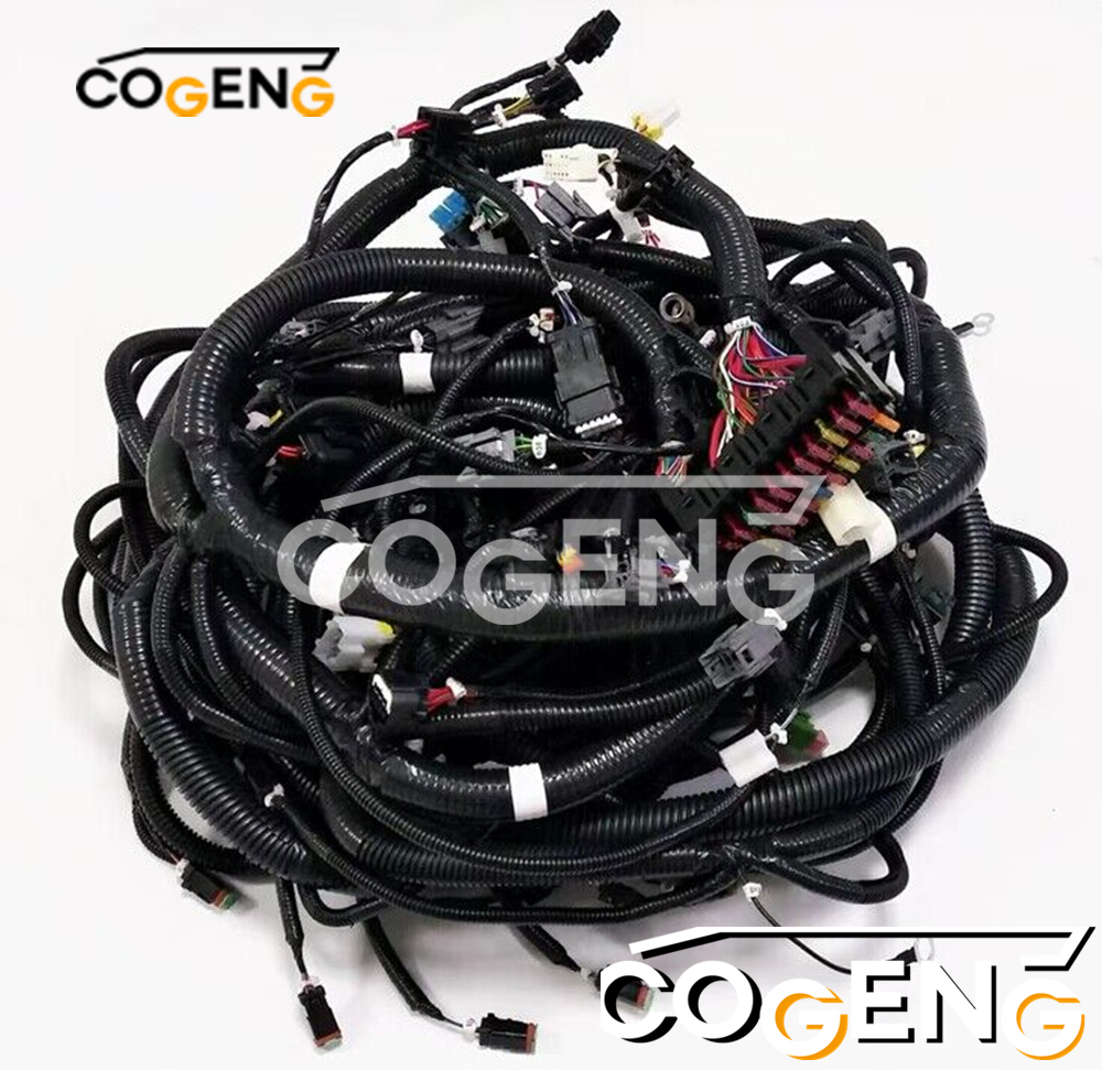 COGENG OEM-Compatible Main Wiring Harness for Komatsu PC400/PC450 Excavators | Replaces 201-06-81125,Excavator Solenoid Valve | Excavator Pressure Switch | Excavator Revolution Sensor | Excavator Wiring Harness | Excavator Throttle Motor --- COGENG High-Qulity Parts Service GAOGENG Provider,COGENG OEM Replacement Main Wiring Harness for Komatsu PC70-8 Mini Excavator | Part # 201-06-81125