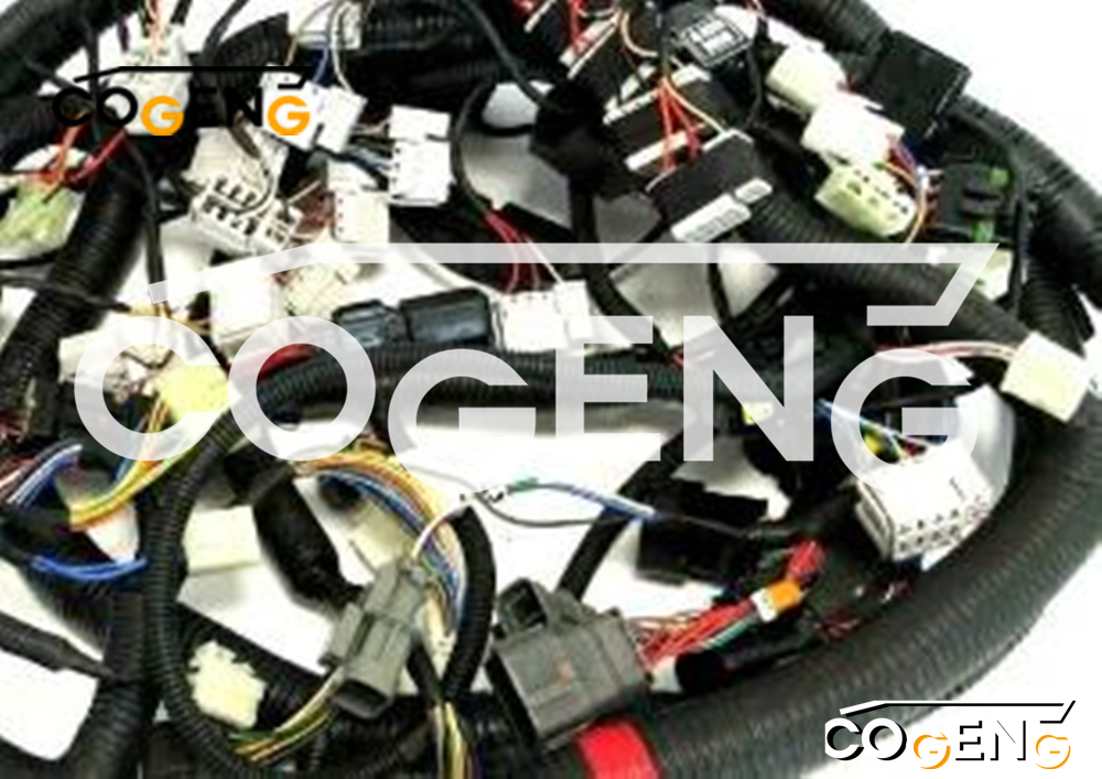 COGENG OEM-Compatible Wiring Harness Set for Doosan Excavators | Replaces K1008402, K1008402B, K1008402C & K1008402E,Excavator Solenoid Valve | Excavator Pressure Switch | Excavator Revolution Sensor | Excavator Wiring Harness | Excavator Throttle Motor --- COGENG High-Qulity Parts Service GAOGENG Provider,COGENG Premium Replacement Main Wiring Harness for Doosan DL300 Wheel Loader | Part # CG-DL300-MWH01