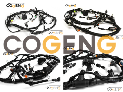 COGENG OEM-Compatible Engine Wiring Harness for Komatsu SAA6D125E Engines | Replaces 6745-81-9220,Excavator Solenoid Valve | Excavator Pressure Switch | Excavator Revolution Sensor | Excavator Wiring Harness | Excavator Throttle Motor --- COGENG High-Qulity Parts Service GAOGENG Provider,COGENG Certified Engine Control Harness 6745-81-9220 for Komatsu SAA6D114E (PC300-8 / PC350-7E0)