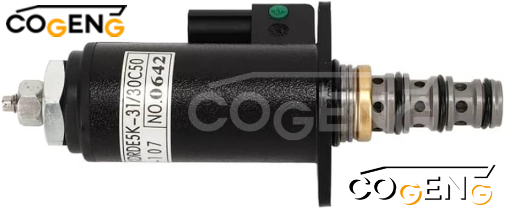 COGENG OEM-Compatible Solenoid Valve for Kobelco Excavators | Replaces YN35V00041F1 | Green Dot Identification | Hydraulic Control Valve,Excavator Solenoid Valve | Excavator Pressure Switch | Excavator Revolution Sensor | Excavator Wiring Harness | Excavator Throttle Motor --- COGENG High-Qulity Parts Service GAOGENG Provider,COGENG Kobelco Solenoid Valve YN35V00041F1 | Green Dot Series | SK200-6/SK210/SK210LC-6E | OEM Replacement