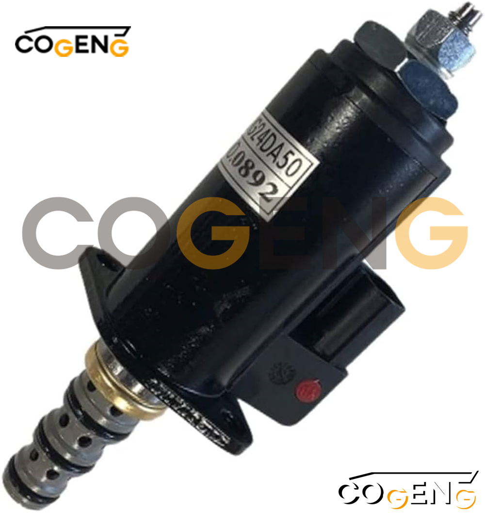 COGENG OEM-Compatible Solenoid Valve for Kobelco Excavators | Replaces YN35V00050F1 | Red Dot Identification | Hydraulic Control Valve,Excavator Solenoid Valve | Excavator Pressure Switch | Excavator Revolution Sensor | Excavator Wiring Harness | Excavator Throttle Motor --- COGENG High-Qulity Parts Service GAOGENG Provider,Kobelco Red Dot Solenoid Valve YN35V00050F1 | COGENG Premium Quality | Heavy-Duty Construction | 350 Bar Rating
