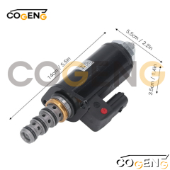 COGENG OEM-Compatible Solenoid Valve for Kobelco Excavators | Replaces YN35V00050F1 | Red Dot Identification | Hydraulic Control Valve,Excavator Solenoid Valve | Excavator Pressure Switch | Excavator Revolution Sensor | Excavator Wiring Harness | Excavator Throttle Motor --- COGENG High-Qulity Parts Service GAOGENG Provider,Kobelco Red Dot Solenoid Valve YN35V00050F1 | COGENG Premium Quality | Heavy-Duty Construction | 350 Bar Rating