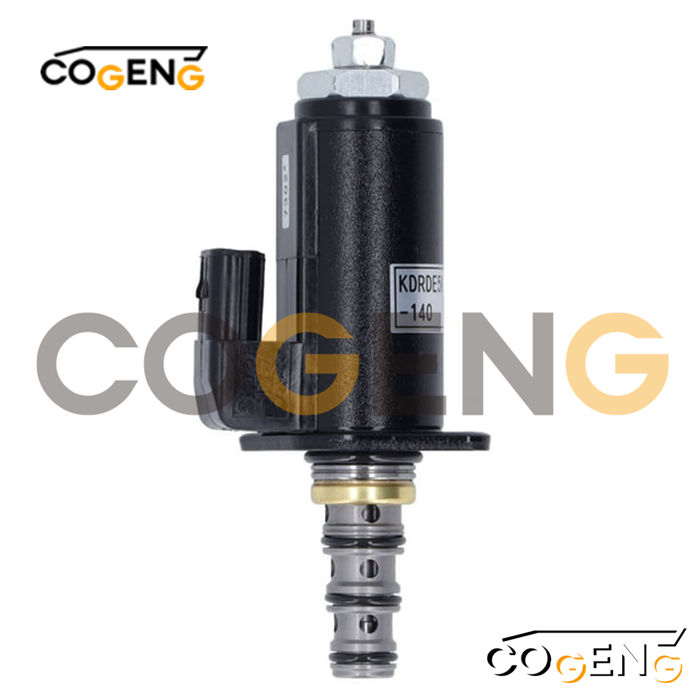 COGENG OEM-Compatible Solenoid Valve with Yellow Dot for Kobelco SK140/SK160 Excavators | Replaces YB35V00006F1,Excavator Solenoid Valve | Excavator Pressure Switch | Excavator Revolution Sensor | Excavator Wiring Harness | Excavator Throttle Motor --- COGENG High-Qulity Parts Service GAOGENG Provider,COGENG Premium Yellow Dot Solenoid Valve YB35V00006F1 for Kobelco SK200SR SK210LC-6E Excavators