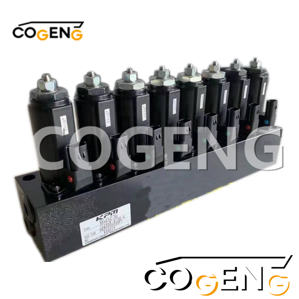 COGENG OEM-Compatible Solenoid Valve Group for Kobelco Excavators | Replaces YN35V00039F1 | Complete Hydraulic Control Set,Excavator Solenoid Valve | Excavator Pressure Switch | Excavator Revolution Sensor | Excavator Wiring Harness | Excavator Throttle Motor --- COGENG High-Qulity Parts Service GAOGENG Provider,Kobelco YN35V00039F1 Solenoid Valve Group | COGENG OEM Replacement Hydraulic Valve Assembly