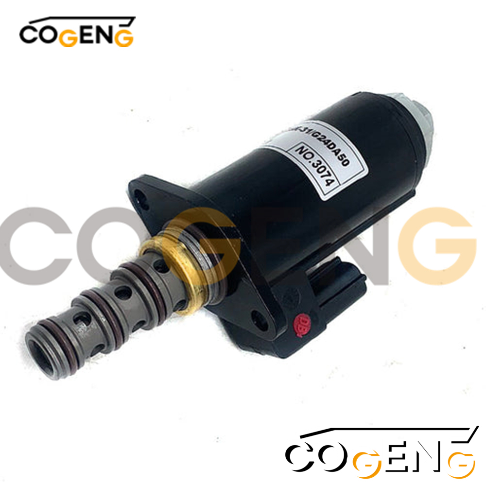 COGENG OEM-Compatible Solenoid Valve with Red Dot for Kobelco SK250/SK300 Excavators | Replaces YT35V00013F1,Excavator Solenoid Valve | Excavator Pressure Switch | Excavator Revolution Sensor | Excavator Wiring Harness | Excavator Throttle Motor --- COGENG High-Qulity Parts Service GAOGENG Provider,COGENG Premium Red Dot Solenoid Valve YT35V00013F1 for Kobelco SK200-6E Excavators