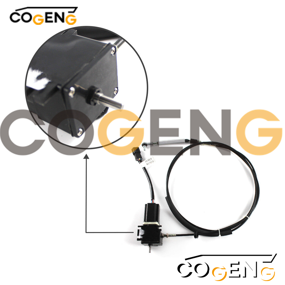 COGENG OEM-Compatible Throttle Motor Set for Komatsu Excavators | Replaces 22B-43-11141, 22B-43-11142 & 22B-43-11143,Excavator Solenoid Valve | Excavator Pressure Switch | Excavator Revolution Sensor | Excavator Wiring Harness | Excavator Throttle Motor --- COGENG High-Qulity Parts Service GAOGENG Provider,COGENG Precision Throttle Motor 22B-43-11143 (Upgraded) for Komatsu PC128US PC60-7 Excavators