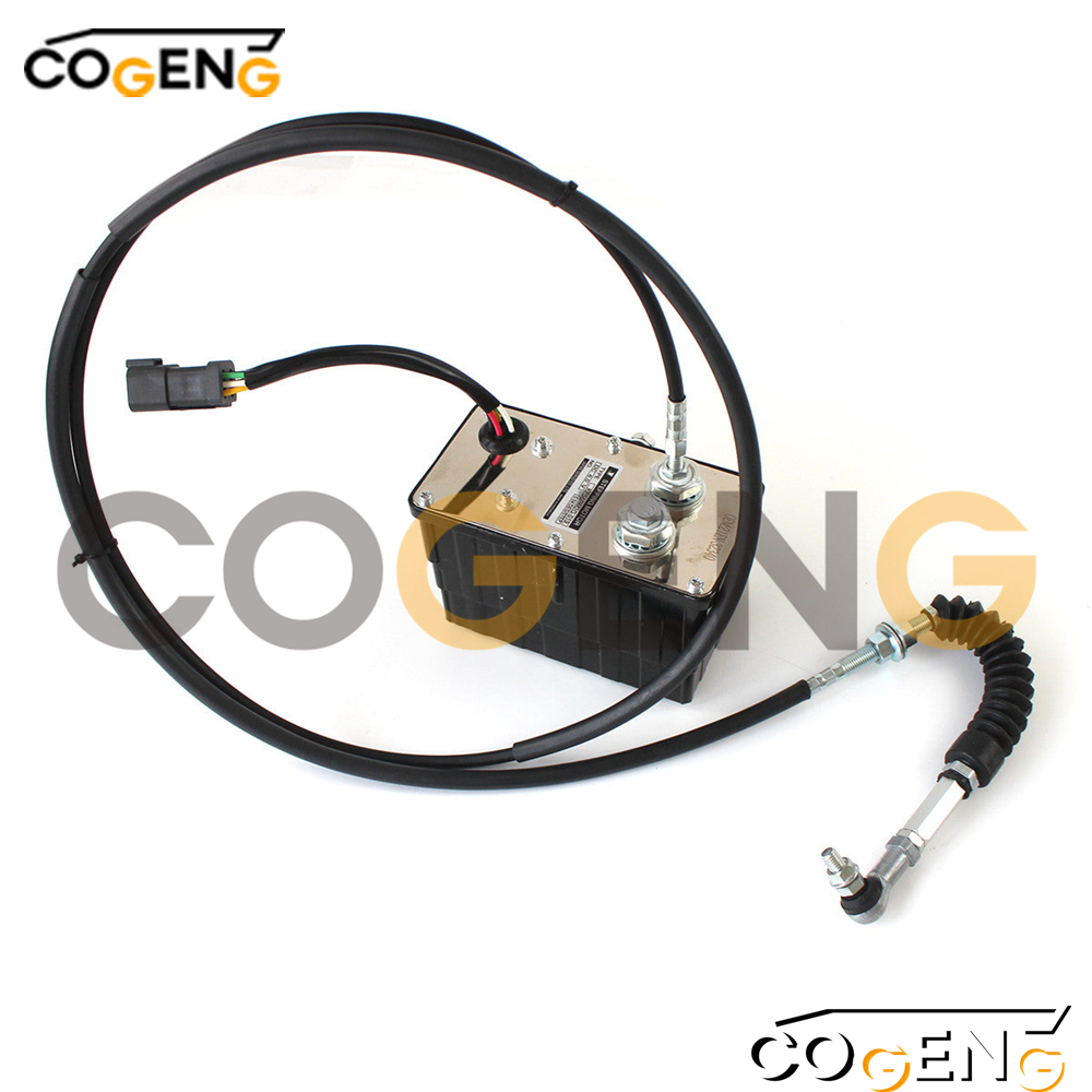 COGENG OEM-Compatible Throttle Motor for Hyundai Excavators | Replaces 21EN-32340 | Precision Engine Control Actuator,Excavator Solenoid Valve | Excavator Pressure Switch | Excavator Revolution Sensor | Excavator Wiring Harness | Excavator Throttle Motor --- COGENG High-Qulity Parts Service GAOGENG Provider,COGENG Pro Series Throttle Motor for Hyundai 7/9-Series Excavators | Replaces 21EN-32340 & 21EN-32360