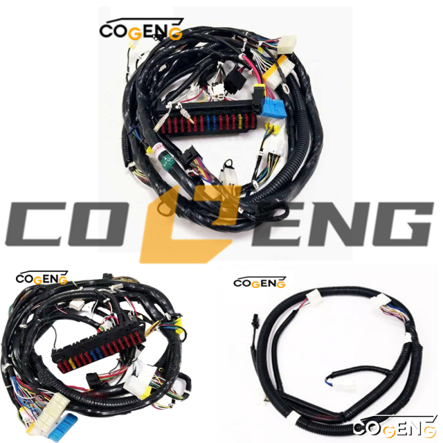 COGENG OEM-Compatible Dual Main Wiring Harness Set for Komatsu Excavators | Replaces 203-06-11730 & 203-06-11731,Excavator Solenoid Valve | Excavator Pressure Switch | Excavator Revolution Sensor | Excavator Wiring Harness | Excavator Throttle Motor --- COGENG High-Qulity Parts Service GAOGENG Provider,COGENG Komatsu Wiring Harness Set 203-06-11730 & 203-06-11731 for PC130-8 | OEM Replacement | Dash-8 Series | IP67 Rated