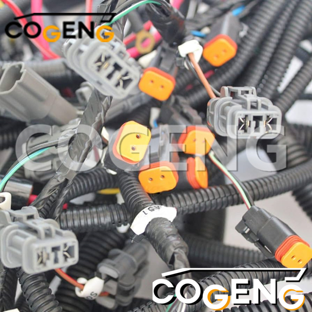 COGENG OEM-Compatible Dual Main Wiring Harness Set for Komatsu 30-36 Ton Excavators | Replaces 207-06-71113 & 207-06-71114,Excavator Solenoid Valve | Excavator Pressure Switch | Excavator Revolution Sensor | Excavator Wiring Harness | Excavator Throttle Motor --- COGENG High-Qulity Parts Service GAOGENG Provider,COGENG Heavy-Duty Main Wiring Harness Set (Dual) for Komatsu 30-36 Ton Excavators | Direct Replacement for 207-06-71113 & 207-06-71114