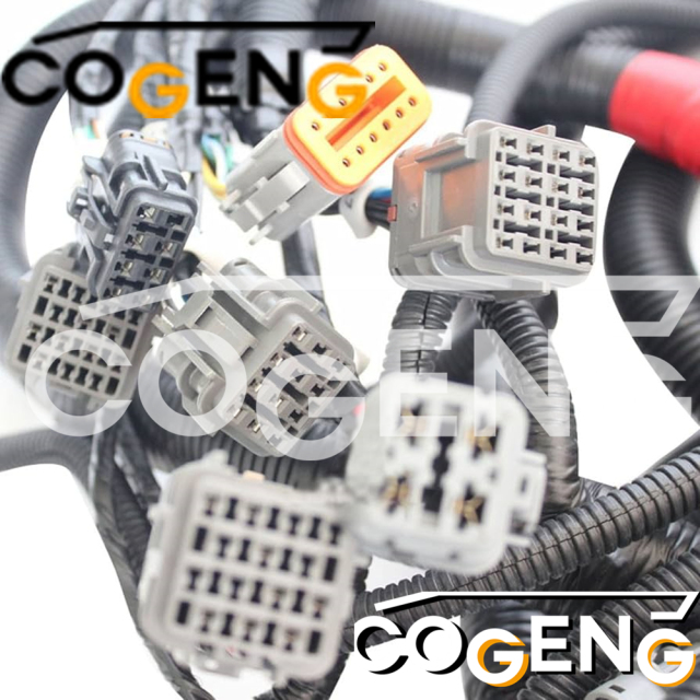 COGENG OEM-Compatible Dual Main Wiring Harness Set for Komatsu 30-36 Ton Excavators | Replaces 207-06-71113 & 207-06-71114,Excavator Solenoid Valve | Excavator Pressure Switch | Excavator Revolution Sensor | Excavator Wiring Harness | Excavator Throttle Motor --- COGENG High-Qulity Parts Service GAOGENG Provider,COGENG Heavy-Duty Main Wiring Harness Set (Dual) for Komatsu 30-36 Ton Excavators | Direct Replacement for 207-06-71113 & 207-06-71114