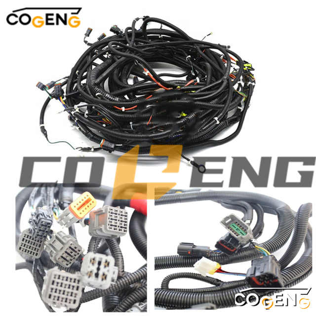 COGENG OEM-Compatible Dual Main Wiring Harness Set for Komatsu 30-36 Ton Excavators | Replaces 207-06-71113 & 207-06-71114,Excavator Solenoid Valve | Excavator Pressure Switch | Excavator Revolution Sensor | Excavator Wiring Harness | Excavator Throttle Motor --- COGENG High-Qulity Parts Service GAOGENG Provider,COGENG Heavy-Duty Main Wiring Harness Set (Dual) for Komatsu 30-36 Ton Excavators | Direct Replacement for 207-06-71113 & 207-06-71114