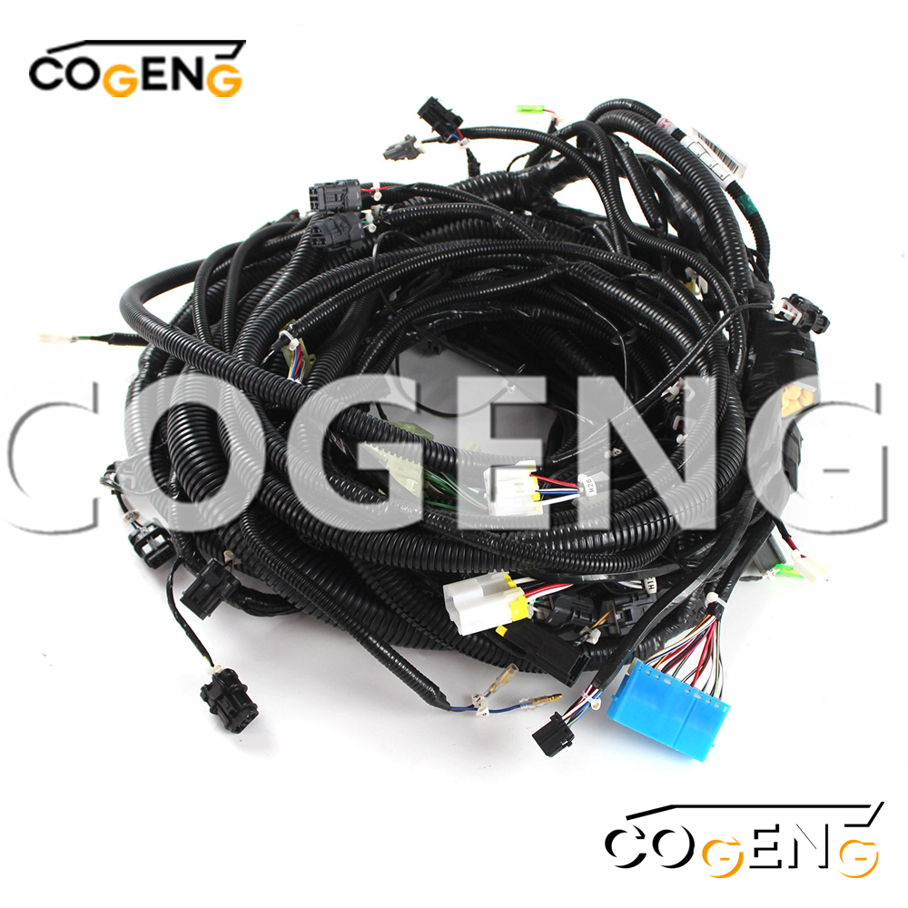 COGENG OEM-Compatible Dual Main Wiring Harness Set for Komatsu Multi-Model Excavators | Replaces 208-06-A1220 & 208-06-A1221,Excavator Solenoid Valve | Excavator Pressure Switch | Excavator Revolution Sensor | Excavator Wiring Harness | Excavator Throttle Motor --- COGENG High-Qulity Parts Service GAOGENG Provider,COGENG Heavy-Duty Main Chassis Harness | Universal Electrical Control for Komatsu PC100, PC200-7, PC360-7, PC550-8 Series