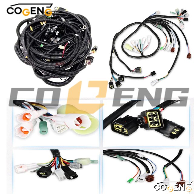 COGENG OEM-Compatible Universal Wiring Harness Set for Komatsu Multi-Model Excavators | Replaces 8260-06-1510 & 20Y-06-31660,Excavator Solenoid Valve | Excavator Pressure Switch | Excavator Revolution Sensor | Excavator Wiring Harness | Excavator Throttle Motor --- COGENG High-Qulity Parts Service GAOGENG Provider,COGENG Heavy-Duty Main Control Wiring Loom | Guaranteed Fit for Komatsu PC100 to PC550 Series (PC200-7, PC360-7, PC550-8)