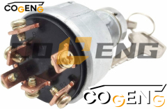 COGENG OEM-Compatible Universal Ignition Switch for Komatsu Legacy Equipment | Replaces 08086-10000,Excavator Solenoid Valve | Excavator Pressure Switch | Excavator Revolution Sensor | Excavator Wiring Harness | Excavator Throttle Motor --- COGENG High-Qulity Parts Service GAOGENG Provider,COGENG Premium OEM Replacement Ignition Starter Switch for Komatsu Excavators & Dozers (P/N: 08086-10000)