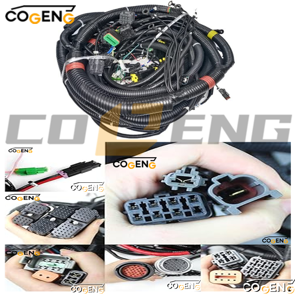COGENG OEM-Compatible Main Wiring Harness for Komatsu PC400-7/PC400LC-7 Excavators | Replaces 208-06-71860,Excavator Solenoid Valve | Excavator Pressure Switch | Excavator Revolution Sensor | Excavator Wiring Harness | Excavator Throttle Motor --- COGENG High-Qulity Parts Service GAOGENG Provider,COGENG OEM-Quality Cabin/Internal Wiring Harness for Komatsu PC400-7 & PC400LC-7 Excavators | Direct Replacement for 208-06-71860