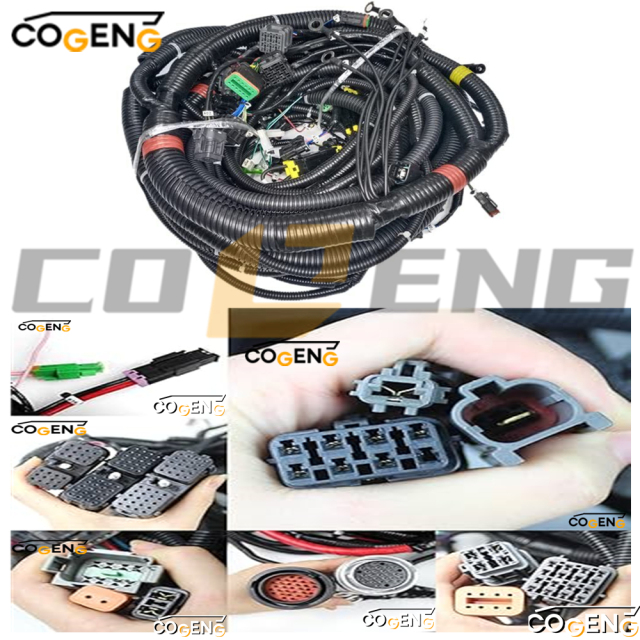 COGENG OEM-Compatible Main Wiring Harness for Komatsu PC400-7/PC400LC-7 Excavators | Replaces 208-06-71860,Excavator Solenoid Valve | Excavator Pressure Switch | Excavator Revolution Sensor | Excavator Wiring Harness | Excavator Throttle Motor --- COGENG High-Qulity Parts Service GAOGENG Provider,COGENG OEM-Quality Cabin/Internal Wiring Harness for Komatsu PC400-7 & PC400LC-7 Excavators | Direct Replacement for 208-06-71860