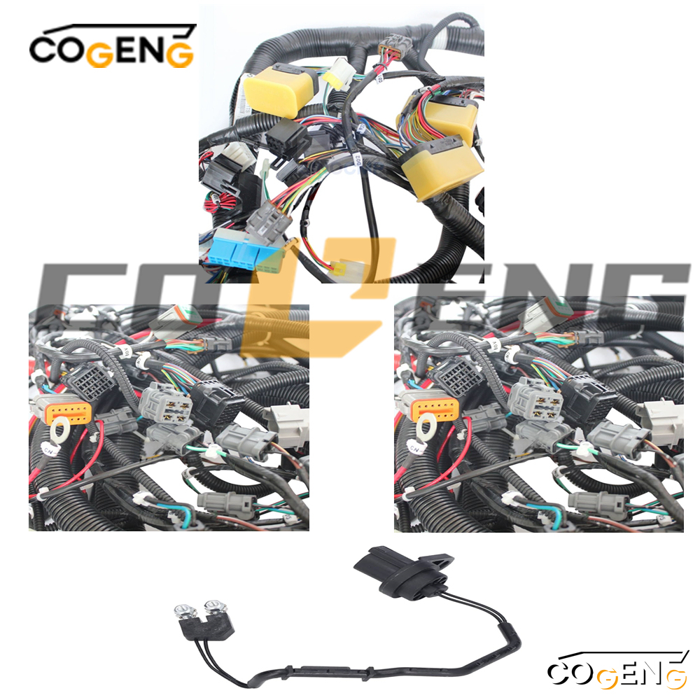  COGENG OEM-Compatible Dual Main Wiring Harness Set for Komatsu PC400-7 Series | Replaces 208-06-75111 & 208-06-75112,Excavator Solenoid Valve | Excavator Pressure Switch | Excavator Revolution Sensor | Excavator Wiring Harness | Excavator Throttle Motor --- COGENG High-Qulity Parts Service GAOGENG Provider,COGENG Heavy-Duty Main Wiring Harness for Komatsu PC400-7 & PC400LC-7 Excavators | Replaces 208-06-75111 & 208-06-75112
