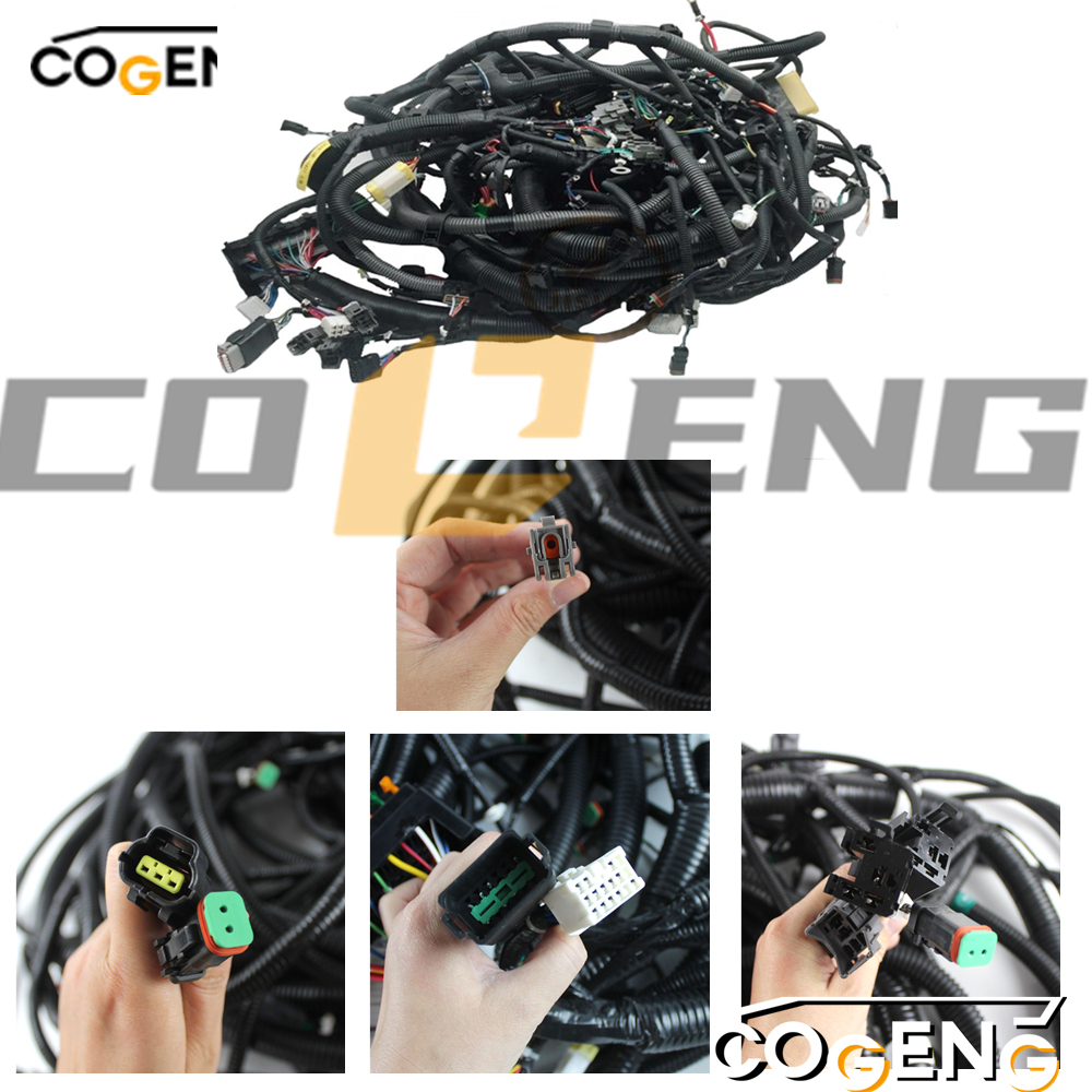 COGENG OEM-Compatible Dual Main Wiring Harness Set for Komatsu Excavators | Replaces 20Y-06-43313 & 20Y-06-43314,Excavator Solenoid Valve | Excavator Pressure Switch | Excavator Revolution Sensor | Excavator Wiring Harness | Excavator Throttle Motor --- COGENG High-Qulity Parts Service GAOGENG Provider,COGENG Heavy-Duty, OEM-Grade Dual Main Wiring Harness Set for Komatsu Excavators | Direct Fit for 20Y-06-43313 & 20Y-06-43314