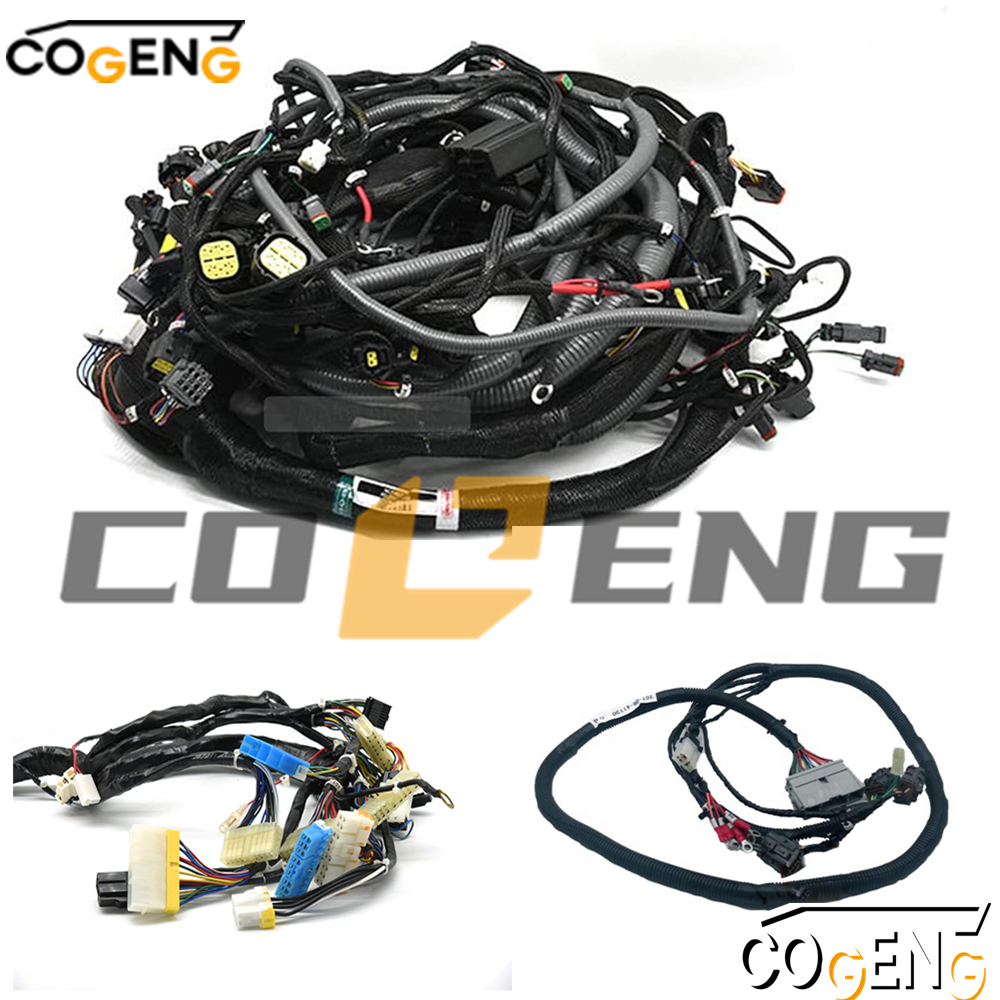 COGENG OEM-Compatible Main Wiring Harness for Komatsu PC200-6 to PC250-6 Series | Replaces 20Y-06-21131,Excavator Solenoid Valve | Excavator Pressure Switch | Excavator Revolution Sensor | Excavator Wiring Harness | Excavator Throttle Motor --- COGENG High-Qulity Parts Service GAOGENG Provider,COGENG Premium Main Control Wiring Harness 20Y-06-21131 | Essential Electrical for Komatsu PC200-6 / PC220-6