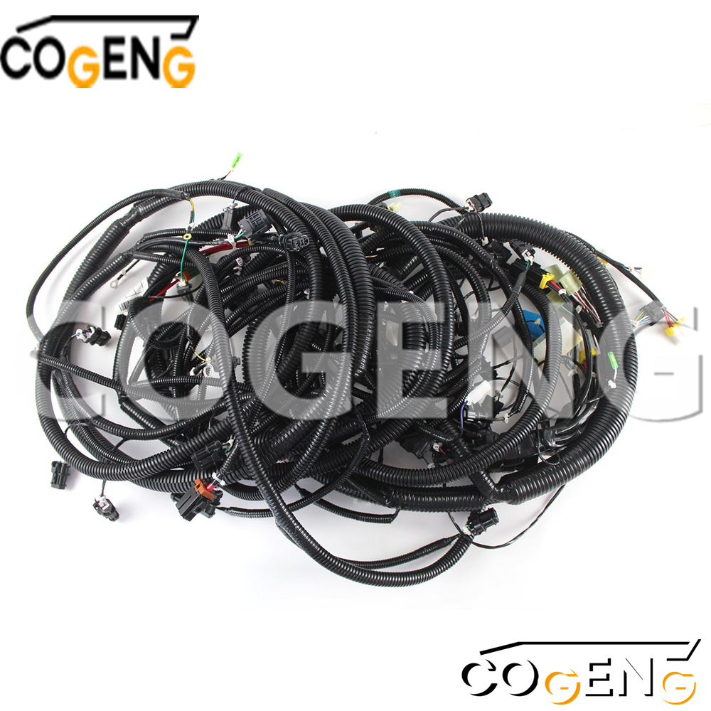 COGENG Premium External Engine Harness 20Y-06-22711 | ECM to Component Wiring for Komatsu PC200-6 / 6D95,Excavator Solenoid Valve | Excavator Pressure Switch | Excavator Revolution Sensor | Excavator Wiring Harness | Excavator Throttle Motor --- COGENG High-Qulity Parts Service GAOGENG Provider,COGENG OEM-Compatible Main Wiring Harness for Komatsu PC200-6 to PC230-6 Series | Replaces 20Y-06-22711