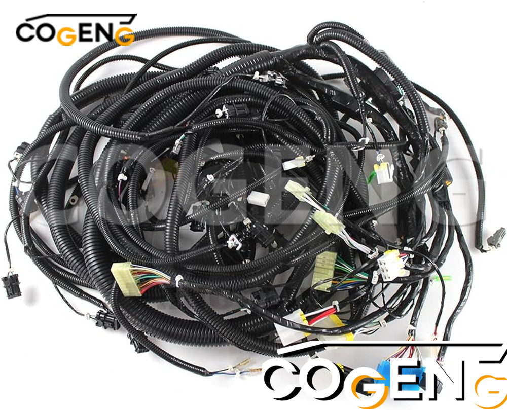 COGENG Premium External Engine Harness 20Y-06-22711 | ECM to Component Wiring for Komatsu PC200-6 / 6D95,Excavator Solenoid Valve | Excavator Pressure Switch | Excavator Revolution Sensor | Excavator Wiring Harness | Excavator Throttle Motor --- COGENG High-Qulity Parts Service GAOGENG Provider,COGENG OEM-Compatible Main Wiring Harness for Komatsu PC200-6 to PC230-6 Series | Replaces 20Y-06-22711