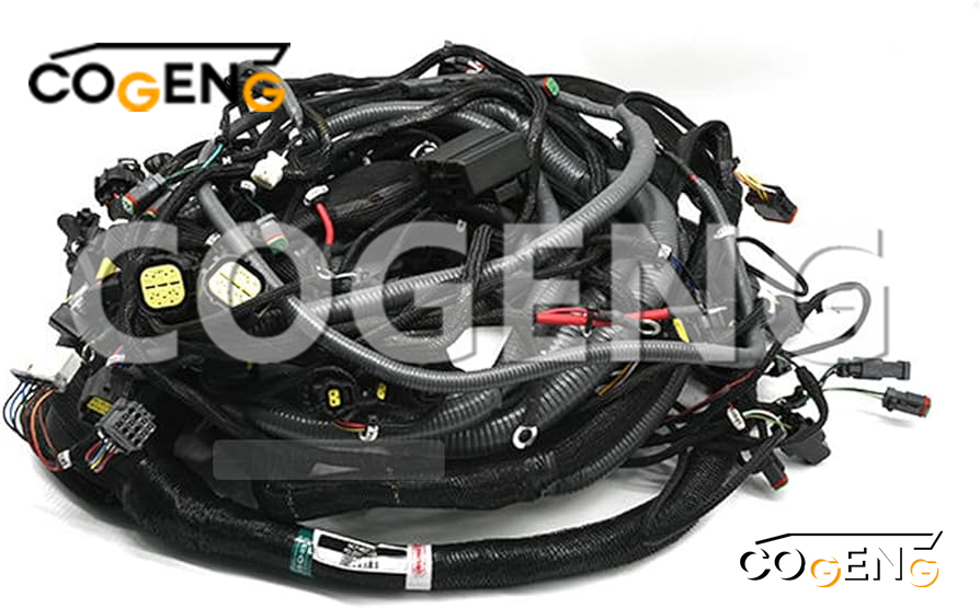 COGENG OEM-Compatible Main Wiring Harness for Komatsu Excavators | Replaces 203-06-71590,Excavator Solenoid Valve | Excavator Pressure Switch | Excavator Revolution Sensor | Excavator Wiring Harness | Excavator Throttle Motor --- COGENG High-Qulity Parts Service GAOGENG Provider,COGENG High-Quality Engine Wiring Harness 203-06-71590 | Critical ECM Link for Komatsu PC130-7