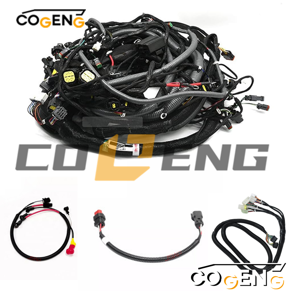 COGENG OEM-Compatible Main Wiring Harness for Komatsu Excavators | Replaces 203-06-71590,Excavator Solenoid Valve | Excavator Pressure Switch | Excavator Revolution Sensor | Excavator Wiring Harness | Excavator Throttle Motor --- COGENG High-Qulity Parts Service GAOGENG Provider,COGENG High-Quality Engine Wiring Harness 203-06-71590 | Critical ECM Link for Komatsu PC130-7