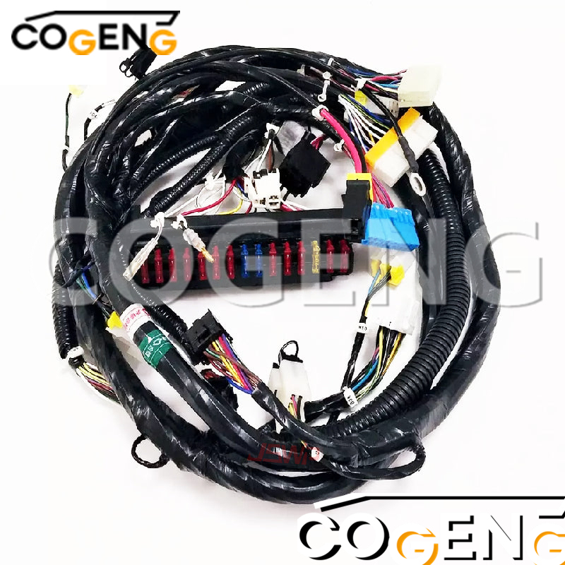 COGENG OEM-Compatible Main Wiring Harness Set for Komatsu PC-Series Excavators | Replaces 207-06-75140 & 207-06-76111,Excavator Solenoid Valve | Excavator Pressure Switch | Excavator Revolution Sensor | Excavator Wiring Harness | Excavator Throttle Motor --- COGENG High-Qulity Parts Service GAOGENG Provider,High-Durability ECM Control Harness 207-06-75140 | Precision Fit for Komatsu PC200-7 to PC400-7
