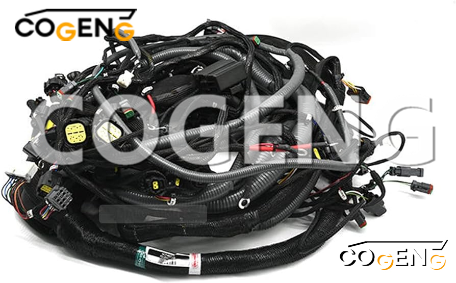 COGENG OEM-Compatible Main Wiring Harness for Komatsu Dash-7 Excavators | Replaces 21K-06-71261,Excavator Solenoid Valve | Excavator Pressure Switch | Excavator Revolution Sensor | Excavator Wiring Harness | Excavator Throttle Motor --- COGENG High-Qulity Parts Service GAOGENG Provider,COGENG Premium Main Wiring Harness 21K-06-71261 | Critical Control for Komatsu PC200-7 & PC210-7 Excavators