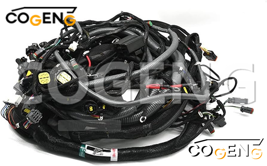 COGENG OEM-Compatible Main Wiring Harness for Komatsu Dash-7 Excavators | Replaces 21K-06-71261,Excavator Solenoid Valve | Excavator Pressure Switch | Excavator Revolution Sensor | Excavator Wiring Harness | Excavator Throttle Motor --- COGENG High-Qulity Parts Service GAOGENG Provider,COGENG Premium Main Wiring Harness 21K-06-71261 | Critical Control for Komatsu PC200-7 & PC210-7 Excavators
