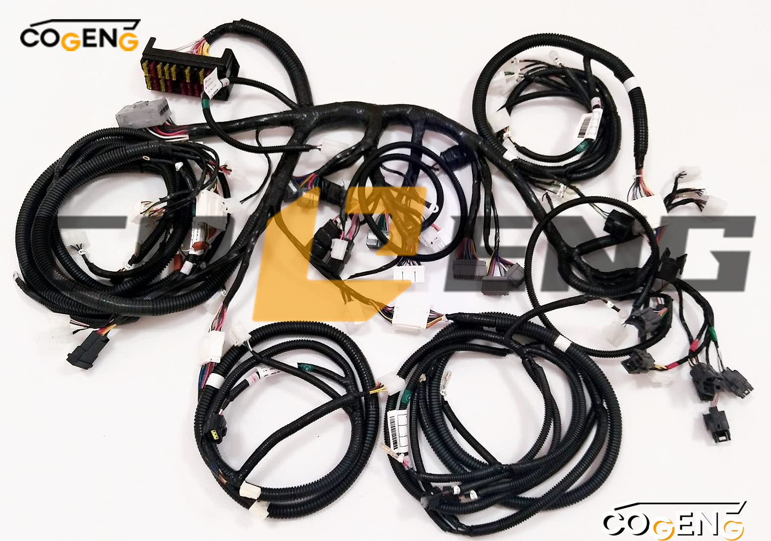 COGENG OEM-Compatible Pump Control & Sensor Wiring Harness Kit for Kobelco Excavators | Replaces YN13E01132P1, YN13E01133P1, YN13E01139P1,Excavator Solenoid Valve | Excavator Pressure Switch | Excavator Revolution Sensor | Excavator Wiring Harness | Excavator Throttle Motor --- COGENG High-Qulity Parts Service GAOGENG Provider,COGENG YN13E01132P1 33P1 39P1 Pump Sensor Harness Kobelco SK200-6