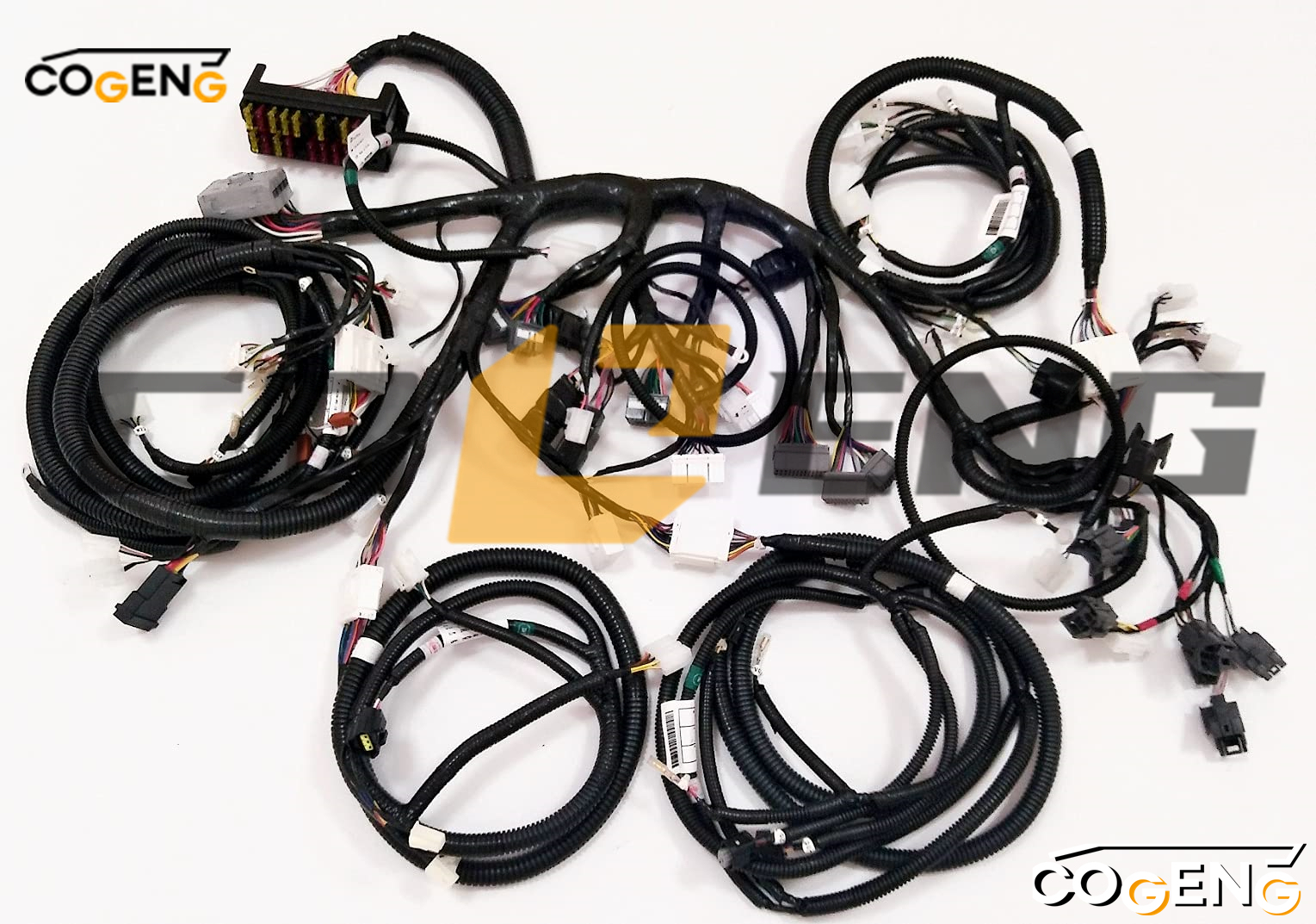 COGENG OEM-Compatible Monitor Panel Wiring Harness Set for Kobelco Excavators | Replaces YN13E01276P1, P2, P3,Excavator Solenoid Valve | Excavator Pressure Switch | Excavator Revolution Sensor | Excavator Wiring Harness | Excavator Throttle Motor --- COGENG High-Qulity Parts Service GAOGENG Provider,COGENG YN13E01276P1 P2 P3 Wiring Harness Set Kobelco SK200-6E