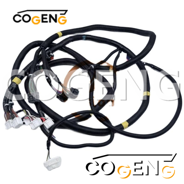 COGENG Premium KOBELCO Wiring Harness | Replaces LC13E01438P1 | Compatible with K170-8 SK210-9 SK210-8  Series Excavators,Excavator Solenoid Valve | Excavator Pressure Switch | Excavator Revolution Sensor | Excavator Wiring Harness | Excavator Throttle Motor --- COGENG High-Qulity Parts Service GAOGENG Provider,COGENG LC13E01438P1 Cab Main Wiring Harness Kobelco Excavator OEM