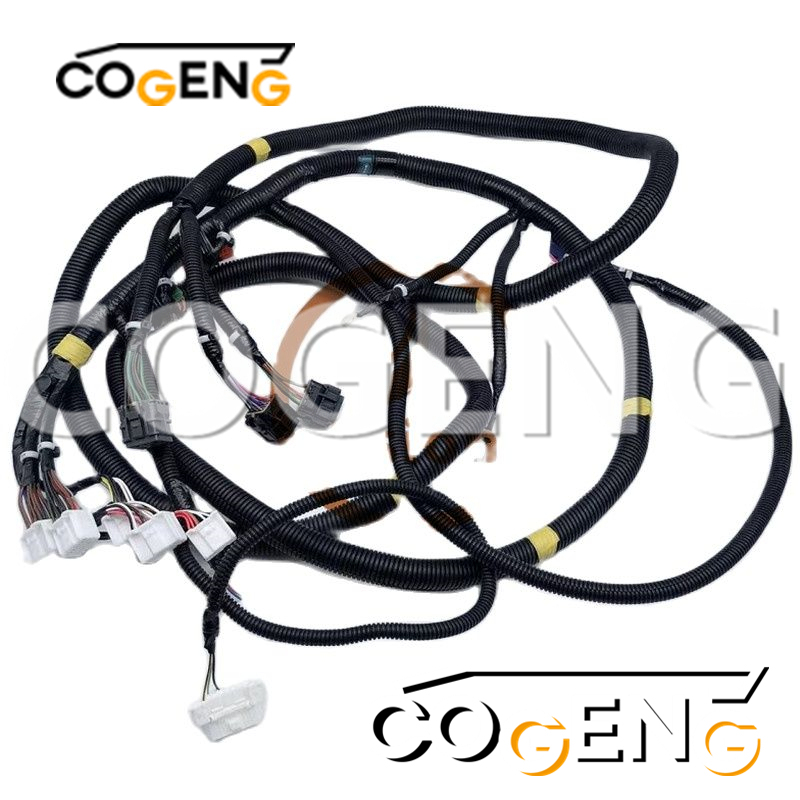 COGENG Premium KOBELCO Wiring Harness | Replaces LC13E01438P1 | Compatible with K170-8 SK210-9 SK210-8  Series Excavators,Excavator Solenoid Valve | Excavator Pressure Switch | Excavator Revolution Sensor | Excavator Wiring Harness | Excavator Throttle Motor --- COGENG High-Qulity Parts Service GAOGENG Provider,COGENG LC13E01438P1 Cab Main Wiring Harness Kobelco Excavator OEM
